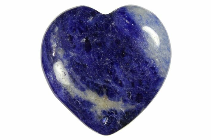 1.1" Polished Sodalite Hearts - Photo 1